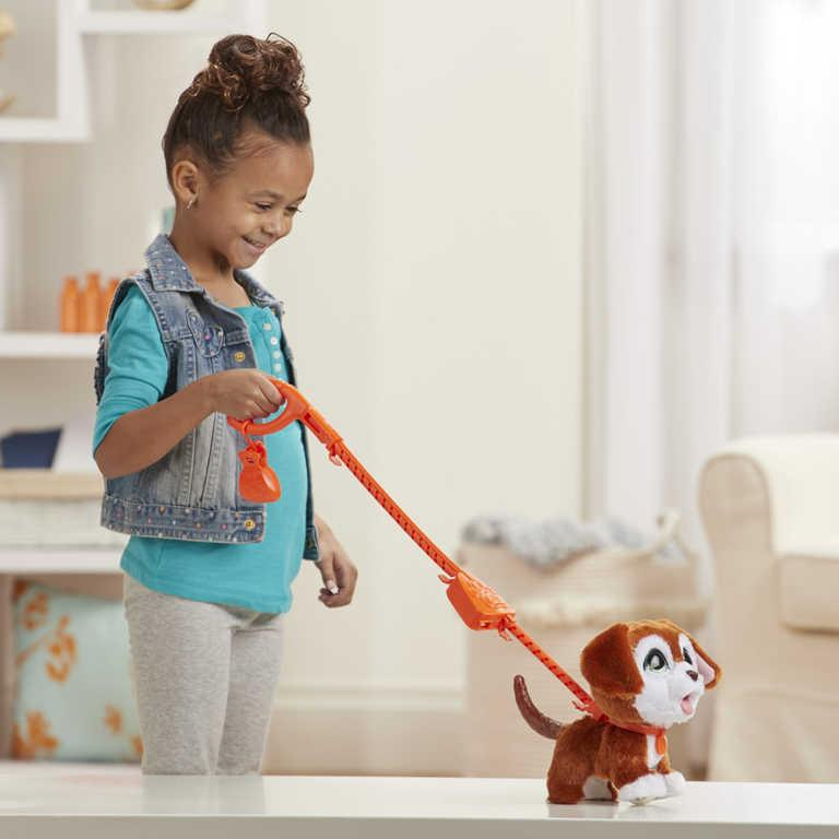 HASBRO FurReal Friends Poopalots zvířátko velké s vodítkem na baterie 2 druhy