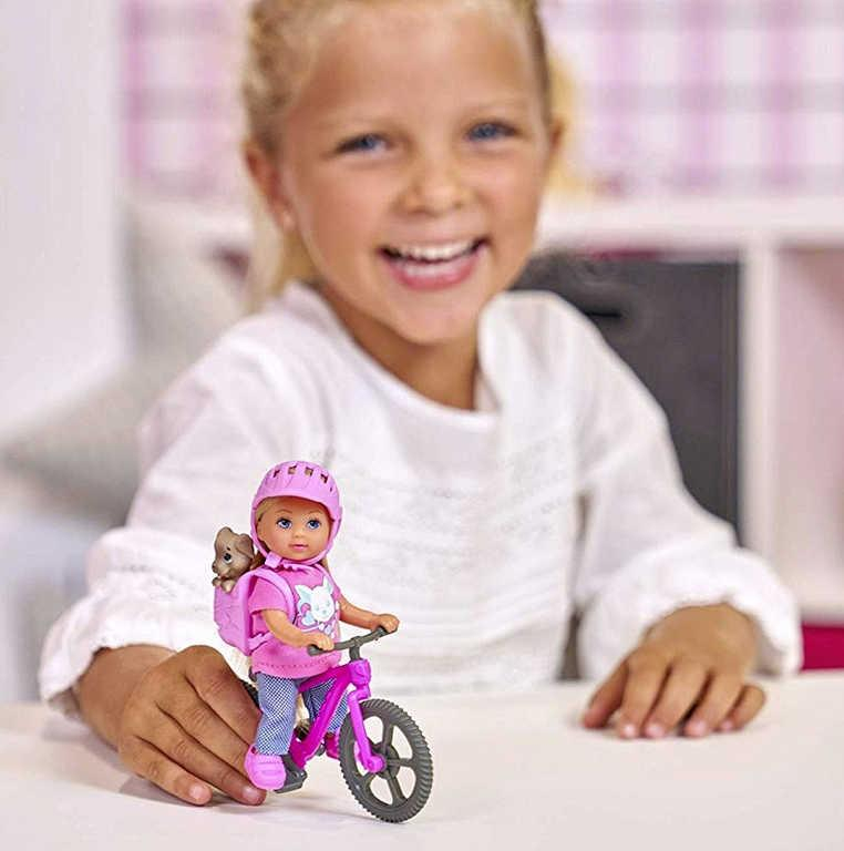 SIMBA Panenka Evička 12cm set s kolem a doplňky v krabici Evi Love
