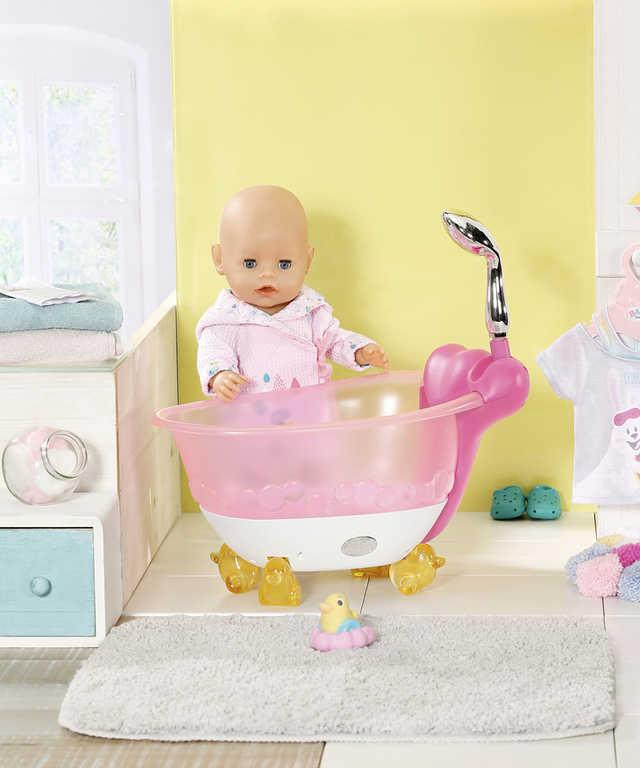 ZAPF BABY BORN Funkční vana pro panenku miminko na baterie Světlo Zvuk