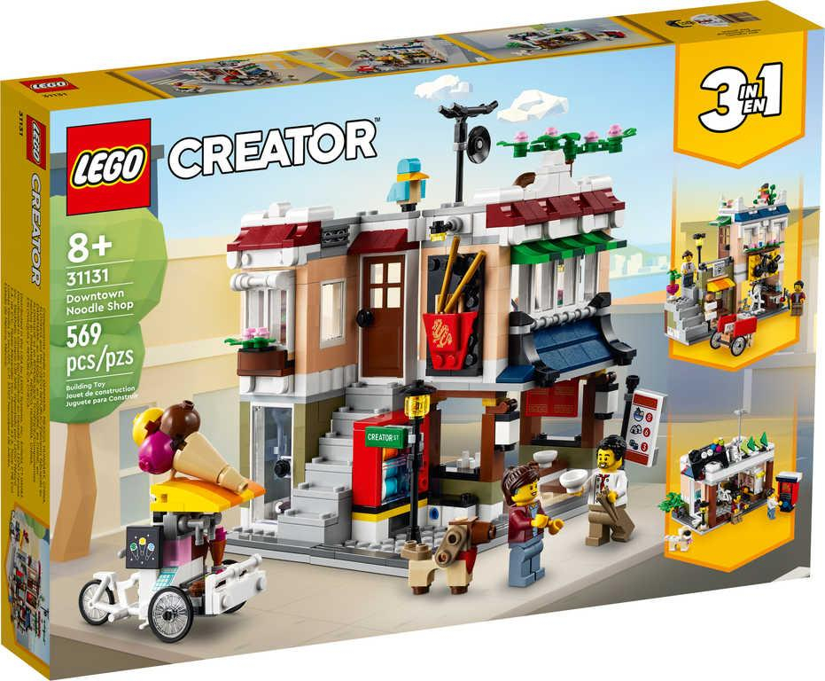 LEGO CREATOR Bistro s nudlemi v centru města 3v1 31131 STAVEBNICE