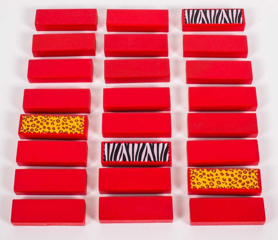 ALBI HRA DŘEVO Věž Jenga 3v1 pexeso a domino *DŘEVĚNÉ HRAČKY*