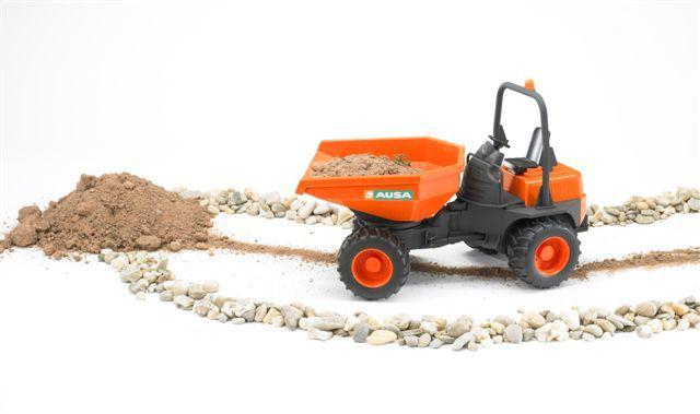 BRUDER 02449 (2449) Auto mini sklápěč minidumper Ausa funkční model 1:16 plast