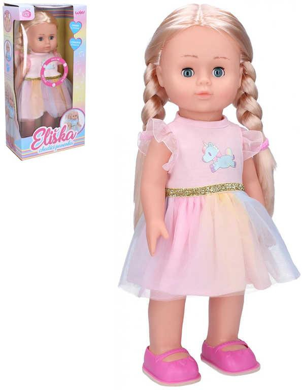 Panenka Eliška 41cm chodí tančí zpívá česky na baterie CZ Zvuk