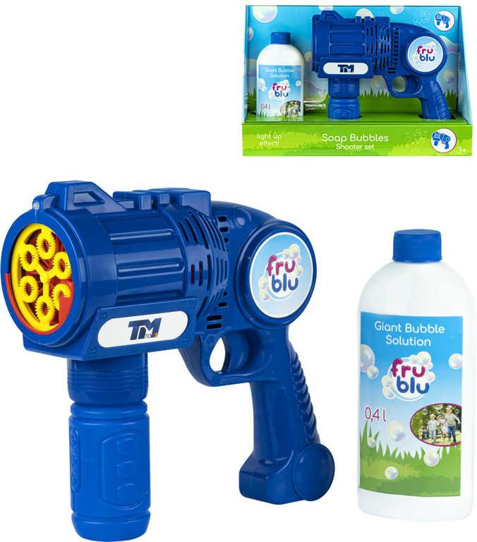 FRU BLU Mega Blaster set bublifukovač se zásobníkem + náplň 0,4l na baterie Světlo