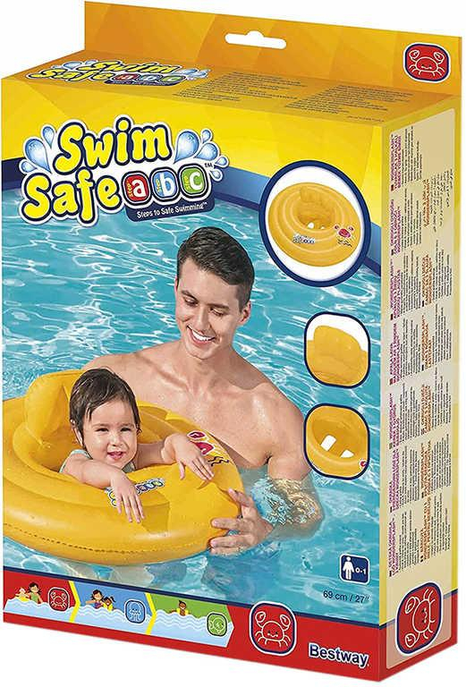 BESTWAY Sedátko baby do vody kruh kříž 69cm pro miminko 32096