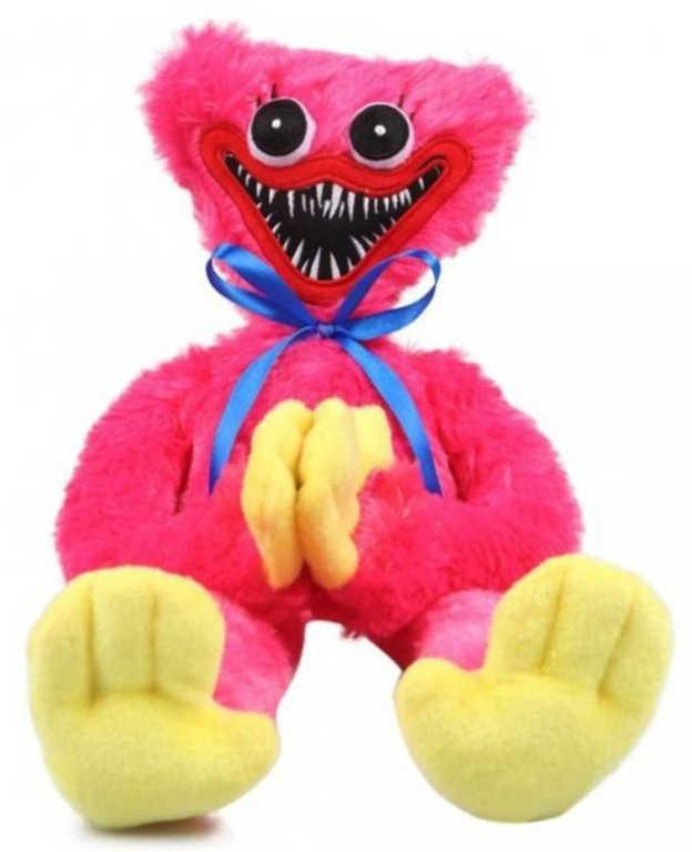 PLYŠ Příšerka Huggy Wuggy 22cm růžová na suchý zip *PLYŠOVÉ HRAČKY*