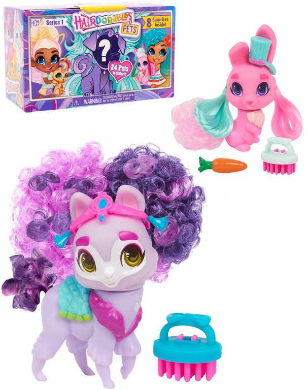 Hairdorables kouzelný mazlíček set zvířátko sběratelské s doplňky s překvapením