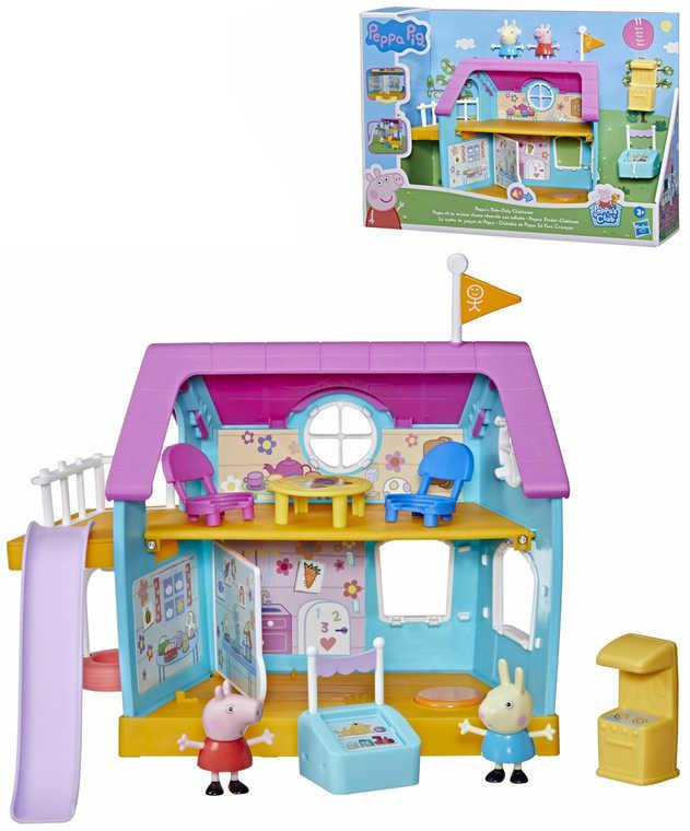 HASBRO Peppa Pig Peppina klubovna herní set 2 figurky s doplňky na baterie Zvuk