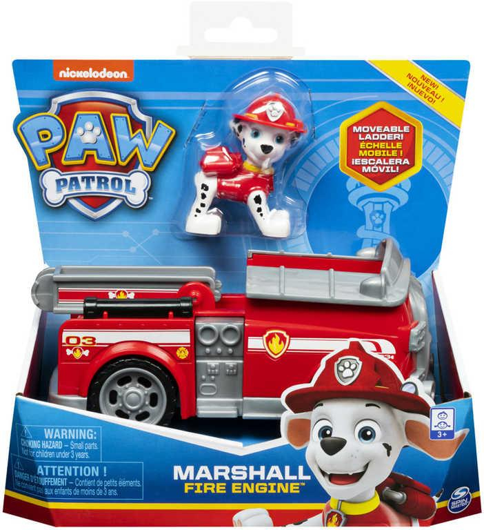 SPIN MASTER Paw Patrol auto hasičské Tlapková Patrola set s figurkou Marshall