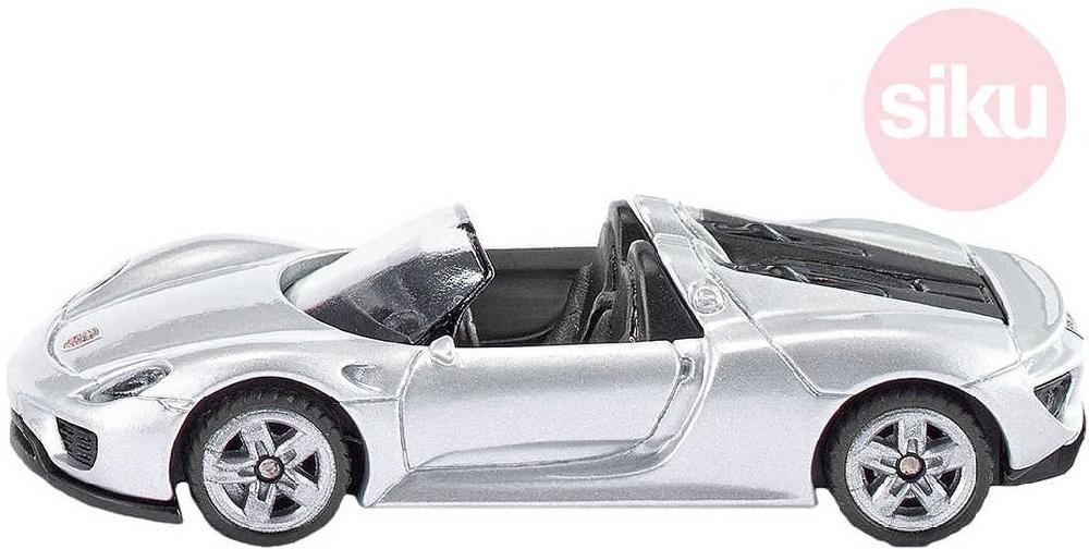 SIKU Auto osobní Porsche 918 Spider stříbrný model 1:55 kov